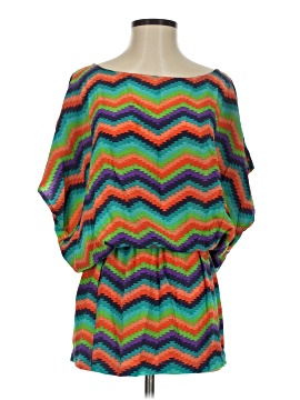 Lauren Gold Short Sleeve Silk Top (view 1)