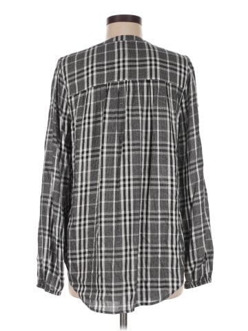 Pale Sky Long Sleeve Blouse (view 2)