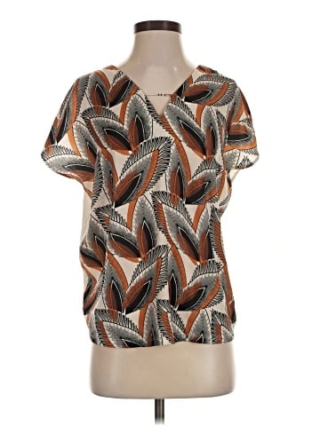 MNG Basics Short Sleeve Blouse (view 1)