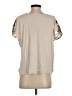 MNG Basics Brown Short Sleeve Blouse Size S - photo 2