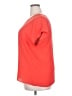 Halogen 100% Polyester Orange Short Sleeve Top Size XXL - photo 5