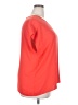 Halogen 100% Polyester Orange Short Sleeve Top Size XXL - photo 4