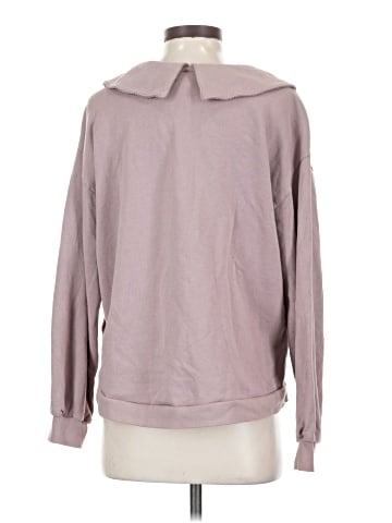 Madewell (Re)sourced Cotton Collared Sweatshirt (view 2)