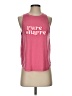 Glyder Pink Sleeveless T-Shirt Size XS - photo 1