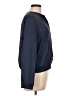 YAL New York 100% Polyester Solid Blue Jacket Size L - photo 4