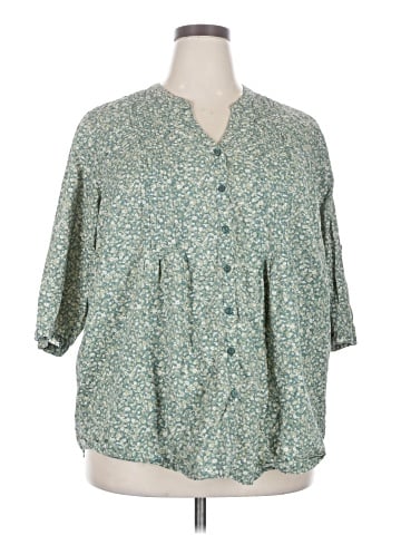 Sonoma Goods for Life 3/4 Sleeve Blouse (view 1)