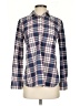 J.Crew 100% Cotton Plaid Blue Long Sleeve Button-Down Shirt Size XXS - photo 1