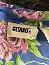Gitano Floral Blue Short Sleeve Blouse Size M - photo 7