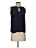 Boden 100% Viscose Blue Sleeveless Blouse Size 4 - photo 1
