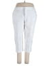 Chaps Solid White Casual Pants Size 22W - photo 1