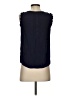 Boden 100% Viscose Blue Sleeveless Blouse Size 4 - photo 2