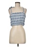 Salty Lemon 100% Rayon Blue Sleeveless Blouse Size M - photo 1