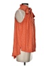 Free People Orange Sleeveless Blouse Size S - photo 4