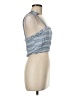 Salty Lemon 100% Rayon Blue Sleeveless Blouse Size M - photo 4