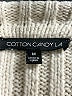 Cotton Candy LA 100% Polyester Gray Turtleneck Sweater Size M - photo 4