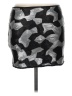 Tyche Graphic Silver Casual Skirt Size L - photo 1