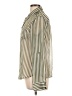 By & By 100% Polyester Stripes Green Long Sleeve Blouse Size L - photo 5