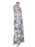 Shein 100% Polyester Floral Blue Cocktail Dress Size 4 - photo 4