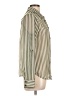 By & By 100% Polyester Stripes Green Long Sleeve Blouse Size L - photo 4