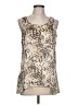 Spense 100% Polyester Brown Gold Tank Top Size L - photo 1