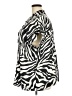 Lane Bryant 100% Polyester Animal Print Ivory Short Sleeve Blouse Size 18 - photo 5