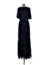 Mac Duggal 100% Polyester Blue Cocktail Dress Size 10 - photo 2