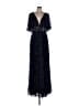 Mac Duggal 100% Polyester Blue Cocktail Dress Size 10 - photo 1