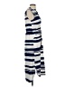 Octavia 100% Polyester Stripes Blue Casual Dress Size S - photo 4