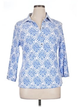 J. McLaughlin 3/4 Sleeve Button-Down Shirt (view 1)