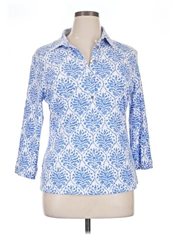 J. McLaughlin 3/4 Sleeve Button-Down Shirt (view 1)