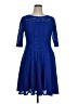 Rabbit Rabbit Rabbit Designs 100% Polyester Blue Cocktail Dress Size 16 - photo 1
