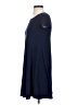 Planet Gold Solid Blue Casual Dress Size XS - photo 5