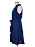 DKNY 100% Polyester Solid Blue Casual Dress Size 4 - photo 5