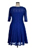 Rabbit Rabbit Rabbit Designs 100% Polyester Blue Cocktail Dress Size 16 - photo 2