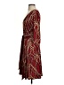 AB Studio Paisley Burgundy Cocktail Dress Size S - photo 5