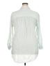 Knox Rose White 3/4 Sleeve Button-Down Shirt Size XXL - photo 2