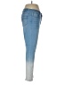 Women With Control Color Block Ombre Tie-dye Blue Jeans Size 12 - photo 4