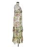 Old Navy 100% Polyester Floral Green Casual Dress Size L - photo 4