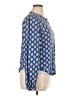 Boden 100% Cotton Blue Long Sleeve Blouse Size 14 - photo 4