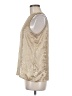 Shein 100% Polyester Metallic Gold Sleeveless Blouse Size 8 - 10 - photo 5