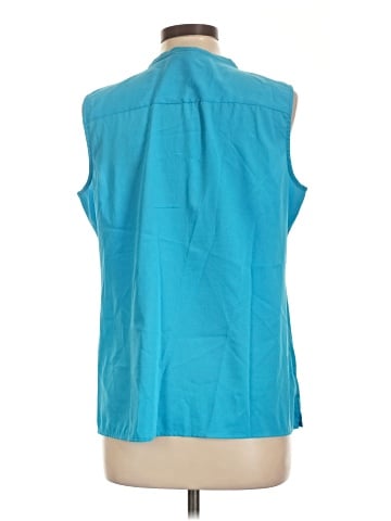 Banana Republic Factory Store Sleeveless Button-Down Shirt (view 2)