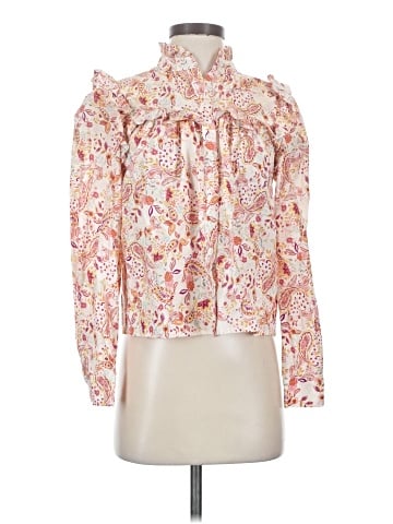 Pinch Long Sleeve Blouse (view 1)
