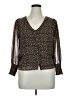 Madewell Brown Long Sleeve Blouse Size 10 - photo 1