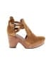 Free People 100% Leather Tan Wedges Size EU 37 - photo 1