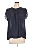 Fun2Fun 100% Polyester Black Short Sleeve Blouse Size L - photo 1