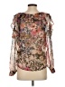 Zara Brown Long Sleeve Blouse Size XS - photo 2