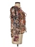 Zara Brown Long Sleeve Blouse Size XS - photo 4