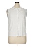 Boden White Sleeveless Button-Down Shirt Size 14 - photo 1