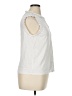 Boden White Sleeveless Button-Down Shirt Size 14 - photo 4