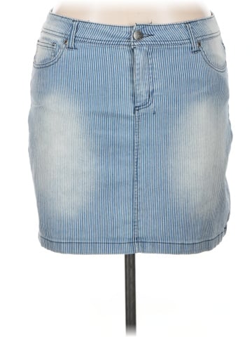 Earl Jean Denim Skirt (view 1)